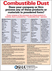 OSHA Combustible Dust (Poster)