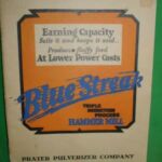 BLUE STREAK, Vintage 1930's, Hammer Mill Sales Manual, Prater Pulverizer Co.